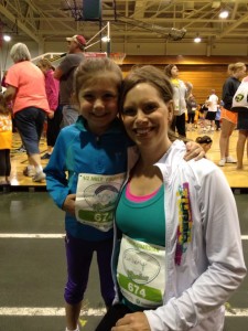 Abygail and I pre race!